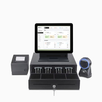 Sistema POS Todo en Uno con Pantalla Táctil Capacitiva de 17 Pulgadas y 10 Puntos, Android OS, NFC, Caja Registradora, Impresora Térmica, Escáner, Intel