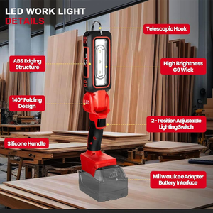 Portable Battery Powered LED Work <b>Light</b> for Home Garage Outdoor <b>Emergency</b> Lighting Use Led Work <b>Light</b> Led Work <b>Light</b> Led Work Li - Product Image 5
