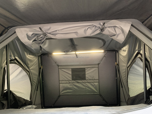 Tente de toit ouvrante latérale 4 saisons Overland 4x4, coque rigide en aluminium, durable, installation rapide, 4 personnes XL, imperméable, SUV, pliable, RTT - Product Image 4