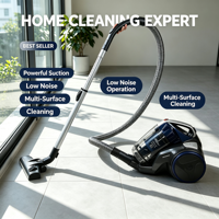 Aspirateur domestique cyclonique sans sac Easy Empty 1,6 L avec filtre HEPA et réservoir de poussière