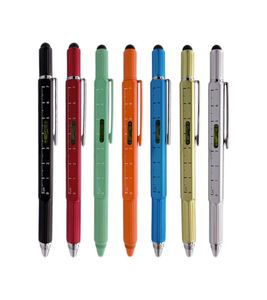 6-In-1 Multi-Functional Heavy Metal Ballpoint <b>Pen</b> With Universal for Home Use Gift Giving Custom Ps-20250902-<b>4</b> 1.0Mm Tip - Product Image 1