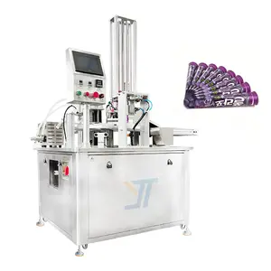 Otomatik dondurulmuş gıda lce krem koni paketleme makinesi Calippo dondurma Pop kağıt tüp dolum ve sızdırmazlık makinesi