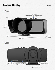 Medidor de velocidad Universal para coches y camiones, pantalla HUD, barato - Product Image 6