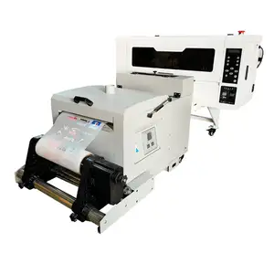 Dual XP600 A3 A3 + DTF Printer 30 33 cm Direct Transfer Film Printer With DTF Shaking Powder Machine For T-shirt