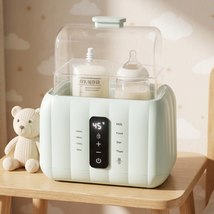 Chauffe-biberon et stérilisateur 6 en 1 pour bébé, écran LCD numérique, contrôle précis de la température, sans BPA, machine de chauffage et de désinfection des biberons - Product Image 1