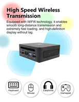 Eglobal Intel Core Seri ke-12/ke-13 Prosesor 7nm I5-12450H I7 13620H PC Mini Kantor Dual HD USB3.2 Wifi6 Komputer Mini Kelas Atas