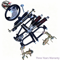 Nouvel ensemble de bras oscillants de suspension avant et crémaillère de direction pour kart à quatre roues, VTT et buggy