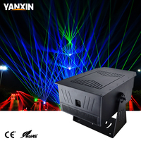 Projecteur laser d'animation couleur pleine 40W IP65 étanche, faisceau longue portée RGB pour éclairage extérieur de bâtiments et paysages / DMX