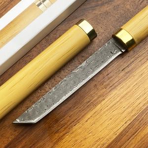 Cuchillo Táctico Personalizable Divine Needle con Hoja de Acero Inoxidable de Grado Exterior, Alta Calidad, Funda de Madera, Plástico, OEM, DIY - Product Image 4