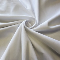 Tissu de drap de lit blanc pas cher 100% polyester microfibre teint brossé en rouleau pour doublure de drap de lit