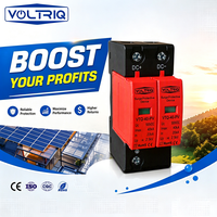 Parafoudres T2 SPD DC 1000V 600V 500V AC 275V 385V 20kA 40kA pour protection contre les surtensions et la foudre solaire photovoltaïque