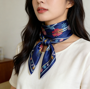 Pañuelo <span class=keywords><strong>de</strong></span> Seda <span class=keywords><strong>de</strong></span> Alta Calidad <span class=keywords><strong>de</strong></span> 22 mm, 90 cm Cuadrado, Estampado Digital con Diseño <span class=keywords><strong>de</strong></span> Soldados y Bailarines, Pañuelo <span class=keywords><strong>de</strong></span> Seda <span class=keywords><strong>de</strong></span> Diseñador - Product Image 6