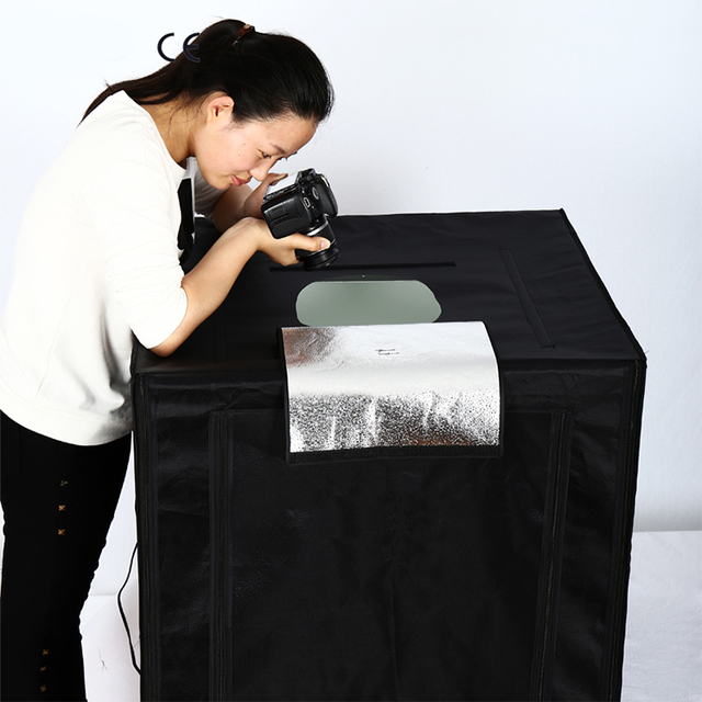 60cm Foldable Nylon Professional Photo Studio Light Box Tent Photography LED Light Box