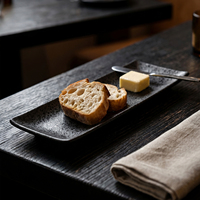 Vaisselle en céramique vintage, assiettes en grès pour le dîner et le service, pour restaurant et maison