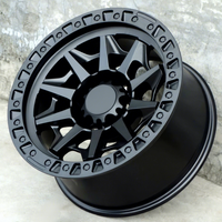 Jantes en aluminium tout-terrain MOJIO 16 17 18 pouces 6061 en alliage forgé pour SUV, camion, légères, pour boue, sable, roche