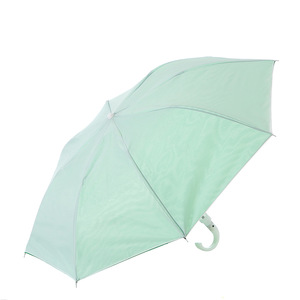 Parapluie pliant classique manuel à double pliage, directement de l'usine, pour cadeaux d'affaires, logo imprimable, couleur unie, polyester, pour le commerce extérieur - Product Image 2