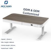 Table de bureau réglable JIECANG, nouveau design, pour salon, salle à manger, table basse, table debout