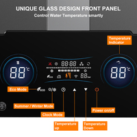 Calefacción Digital inteligente de 28KW y 32KW, calefacción de agua caliente montada en la pared para habitación, bonita bomba de Gas, calentador de agua, 26KW