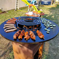 Barbecue au charbon de bois de style camping pour le camping et les grillades en plein air, randonnée, Grill Pride Camping