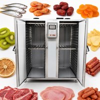 Deshidratador Comercial de Frutas y Verduras, Horno de Secado de Acero Inoxidable, Ahorro de Energía, Control Inteligente de Temperatura