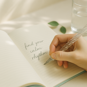 LABON Cahier en lin vert menthe pour les soins personnels, la journalisation et le <span class=keywords><strong>bien</strong></span>-<span class=keywords><strong>être</strong></span> quotidien Réflexion sur la gratitude <span class=keywords><strong>Livre</strong></span> d'écriture - Product Image 3
