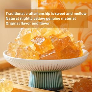 100% Tự Nhiên Màu Vàng Đường Đá 1000G/35.27Oz Rõ Ràng Nâu Pha Lê Đá Kẹo Đường Mía Khối Lượng Lớn Và Túi Bao Bì Có Sẵn - Product Image 2