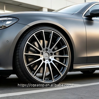 Nouvelle jante arrière en alliage d'aluminium EATOP pour Mercedes Classe S 9J/9.5J Largeur Design multi-rayons Finition gris canon