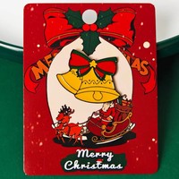 Vente en gros de badges de Noël personnalisés en métal émaillé, en alliage de zinc, émail souple, mignons et festifs, pour revers, cadeaux promotionnels, en vrac direct usine