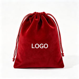 Pochette en velours personnalisée avec cordon de serrage, vente en gros, sac en velours doux avec cordon de serrage, plusieurs tailles, sac de rangement pour bijoux, petit sac cadeau pour accessoires - Product Image 3