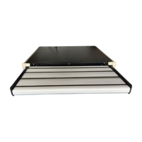 Marchepied en aluminium monocouche version électrique pour camping-car, caravane, MPV – Vente directe usine