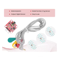 Capteur de signal analogique électrique musculaire AF95 Acquisition duino Module de développement EMG de circuit bioélectronique
