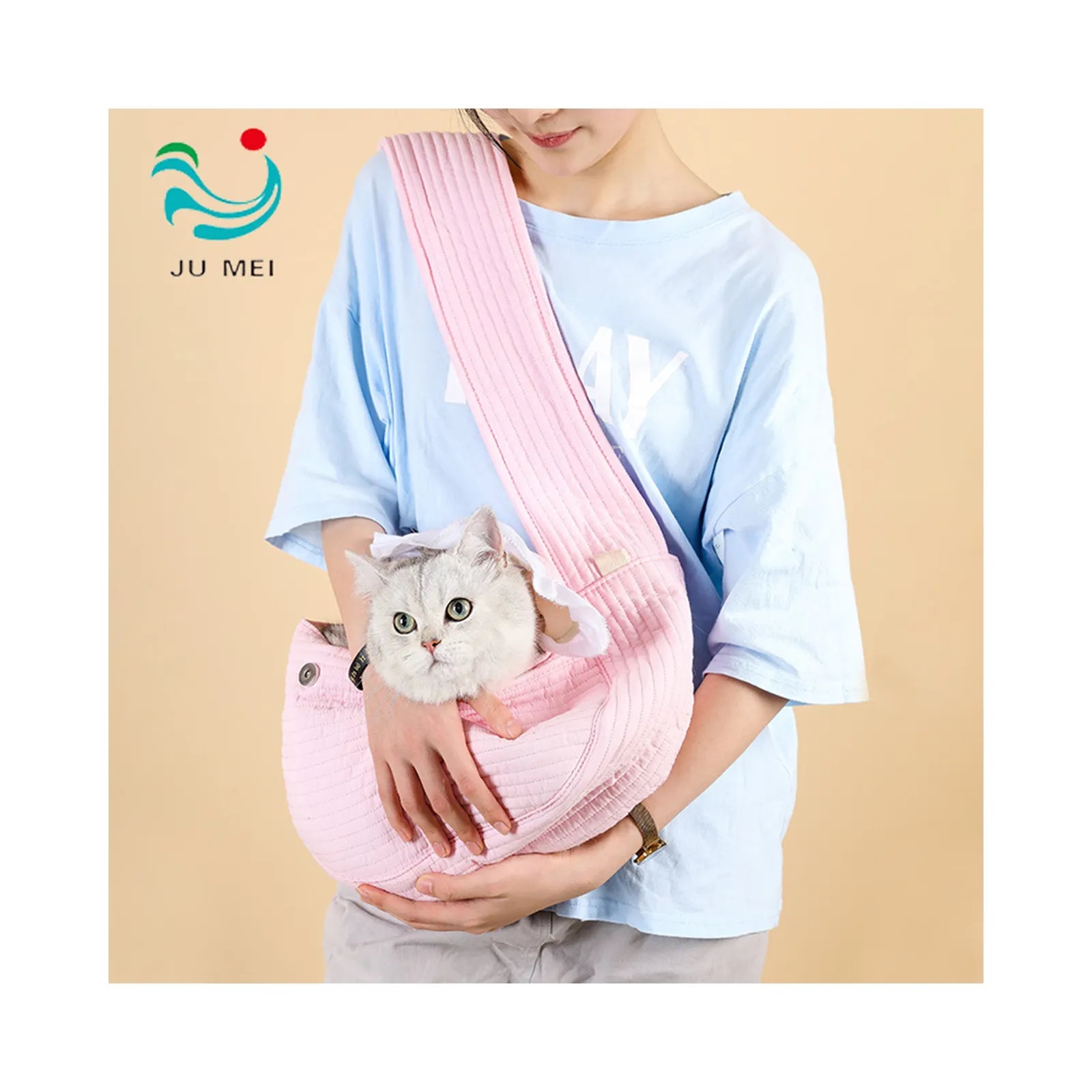 새로운 미니멀리스트 스타일 고양이 개 배낭 통기성 휴대용 애완 동물 어깨 가방 만든 가죽 나일론 옥스포드 지퍼 단단한 도매