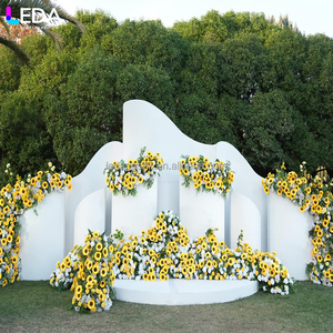 LEDA Ensemble de décorations de mariage 3D de haute qualité en métal pour la décoration de mariage en intérieur et en extérieur - Product Image 2