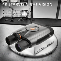 Jumelles de vision nocturne infrarouge à grand écran TFT de 3 pouces, véritable zoom numérique 4K 8X, jumelles de vision nocturne pour la chasse et le camping