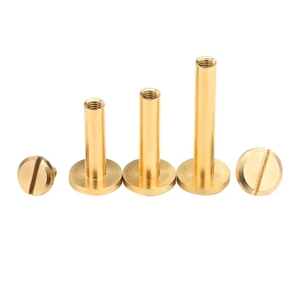 Broches en métal en acier inoxydable <span class=keywords><strong>Couture</strong></span> Cap <span class=keywords><strong>Rivet</strong></span> en cuir Vis mâles et femelles M1 Machine Chicago Vis à tarauder - Product Image 4
