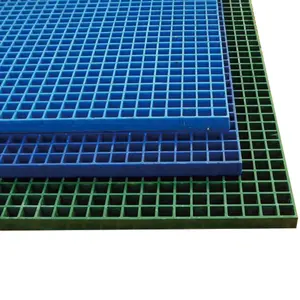 38x38x38mm composto plástico FRP piso moldado Grating anti derrapante painel fibra de vidro reforçado FRP plástico Grating Walkway