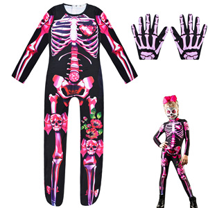 2022 juego de Halloween <span class=keywords><strong>FNAF</strong></span> flor calavera mono adulto <span class=keywords><strong>Cosplay</strong></span> fiesta disfraz Zentai - Product Image 4