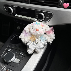 Personalidad animal de peluche orejas caídas conejo muñeco de peluche muñeca de dibujos animados orejas largas muñeca llavero bolsa colgante - Product Image 3