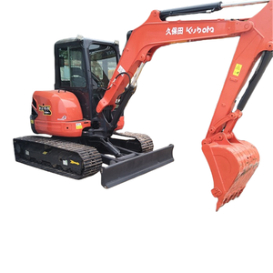 Excavadora Usada <span class=keywords><strong>Kubota</strong></span> KX155 de 5 Toneladas, KX155-5 EPA CE, Motor <span class=keywords><strong>Kubota</strong></span>, Brazo Desplazable, Mini Excavadora con Aire Acondicionado, Buen Precio - Product Image 1