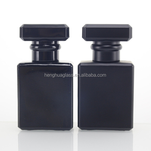 (Manufacturer Direct) <strong>Top</strong> Rated Glossy <strong>Black</strong> Square Perfume Spray Bottles 30ml- Custom Logo &amp; Premium Caps - Product Image 3