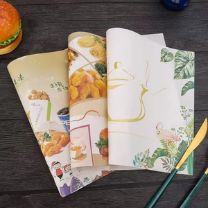 Impression de logo personnalisée, papier alimentaire écologique résistant à la graisse, biodégradable, pour hamburgers, sandwichs, barbecues, plateaux - Product Image 6