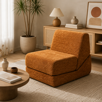 Sofá Cama Modular 3 en 1 en Forma de L, Silla Plegable de Esponja, Sillón Convertible, Sillón Individual para Espacios Pequeños, Sala de Estar