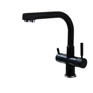 เครื่องกรองน้ำดื่มก๊อกน้ำห้องครัวสามทางสีดำ3ทางก๊อกน้ำห้องครัว Matt สีดำ <span class=keywords><strong>Triflow</strong></span> Tap - Product Image 1