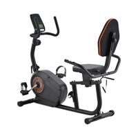 Vélo d'exercice couché magnétique pour usage domestique – Appareil de fitness cardio d'intérieur à faible impact