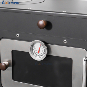 COOKMATE-Estufa <span class=keywords><strong>de</strong></span> <span class=keywords><strong>leña</strong></span> grande multicombustible para exteriores, popular, quemador <span class=keywords><strong>de</strong></span> pellets, horno para <span class=keywords><strong>carne</strong></span> y Pizza, calefacción, parrillas para barbacoa y Picnic, expansión incluida - Product Image 5