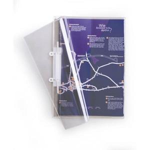 DURABLE - 2512-19 A4 extra brillante, carpeta de agujas transparente (paquete múltiple)-EAN 4005546222202 ORGANIZACIÓN Y PRODUCTOS DE ARCHIVO - Product Image 1