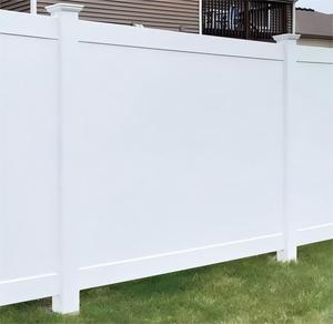 Valla <span class=keywords><strong>de</strong></span> privacidad <span class=keywords><strong>de</strong></span> vinilo PVC personalizada <span class=keywords><strong>de</strong></span> 6x8 pies para jardín exterior con panel y tapa <span class=keywords><strong>de</strong></span> poste, 6 pies <span class=keywords><strong>de</strong></span> altura - Product Image 6