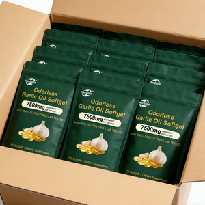 Gélules d'huile d'ail vieillie Halal en gros OEM ODM, complément alimentaire naturel sans odeur - Product Image 3