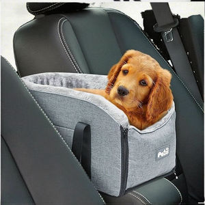 Portable voiture sécurité voyage chien lits couverture amovible Console centrale chien siège de voiture pour petits animaux imprimer voiture accoudoir <span class=keywords><strong>maison</strong></span> - Product Image 4