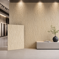 Paneles Decorativos de Pared de Piedra Ultrafinos Resistentes al Fuego, Revestimiento de Piedra, Travertino, Piedra Blanda